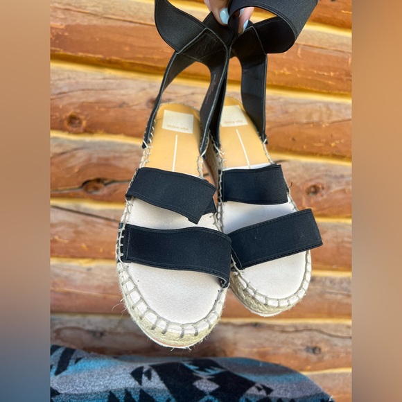 Dolce Vita espadrille double strap platform sandal 7.5 - Picture 2 of 4
